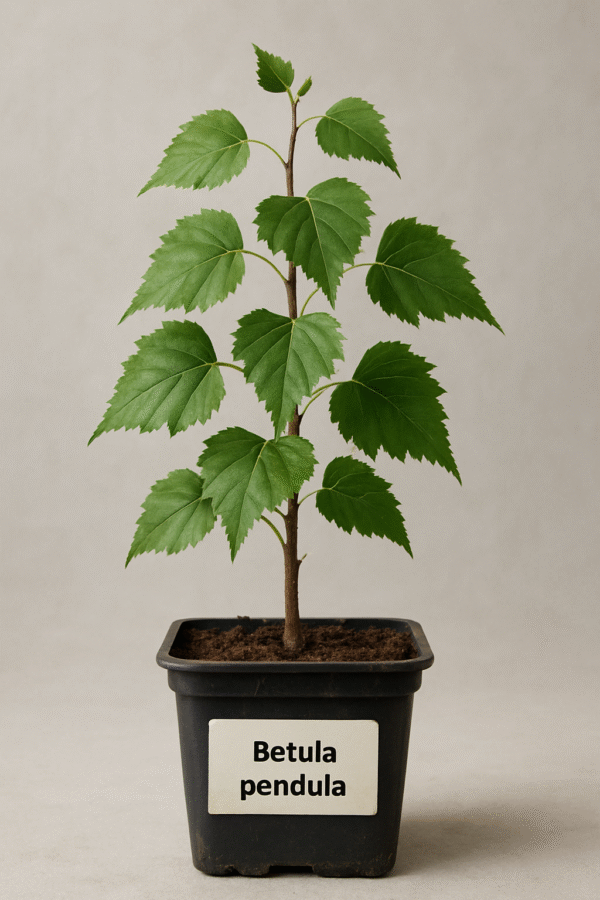 Brzoza brodawkowata (Brzoza zwisła) - Betula pendula - Sadzonka w Doniczce
