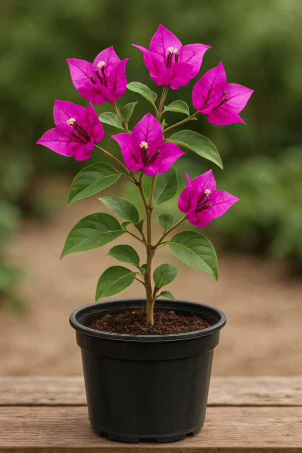 Bugenwilla (Bougainvillea) – egzotyczny pnącz z kolorowymi przylistkami