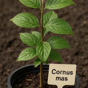 Dereń jadalny – Cornus mas – Sadzonka w doniczce