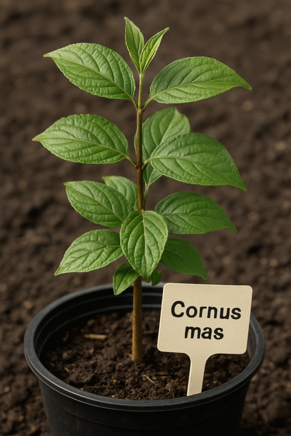 Dereń jadalny – Cornus mas – Sadzonka w doniczce