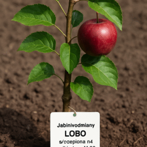 Jabłoń 'Lobo' szczepiona na podkładce M-26 – Malus domestica 'Lobo' – Sadzonka owocowa karłowa