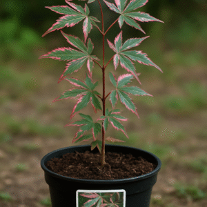Klon palmowy 'Shirazz' - Acer palmatum 'Shirazz' - Sadzonka ozdobna, wyjątkowa kolorystyka liści