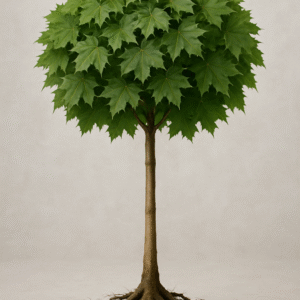Klon zwyczajny 'Globosum' - Acer platanoides 'Globosum' - Kulista Forma Korony, Sadzonka w Doniczce