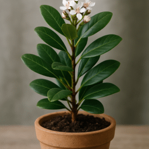 Marzanka Indyjska (Indian Hawthorn) – Rhaphiolepis indica – Sadzonka w doniczce, wiecznie zielony krzew ozdobny