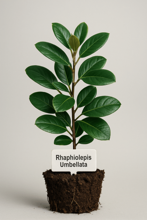 Rhaphiolepis umbellata – Yeddo hawthorn - Sadzonka w doniczce