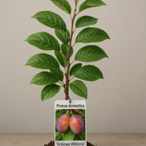 Śliwa domowa 'Królowa Wiktoria' - Prunus domestica 'Królowa Wiktoria' - Sadzenie w Doniczce