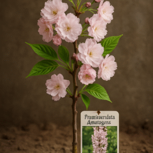 Wiśnia japońska 'Amanogawa' – Prunus serrulata 'Amanogawa' – Wąskokolumnowa forma, sadzonka w pojemniku
