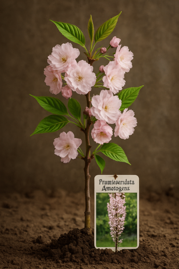 Wiśnia japońska 'Amanogawa' – Prunus serrulata 'Amanogawa' – Wąskokolumnowa forma, sadzonka w pojemniku